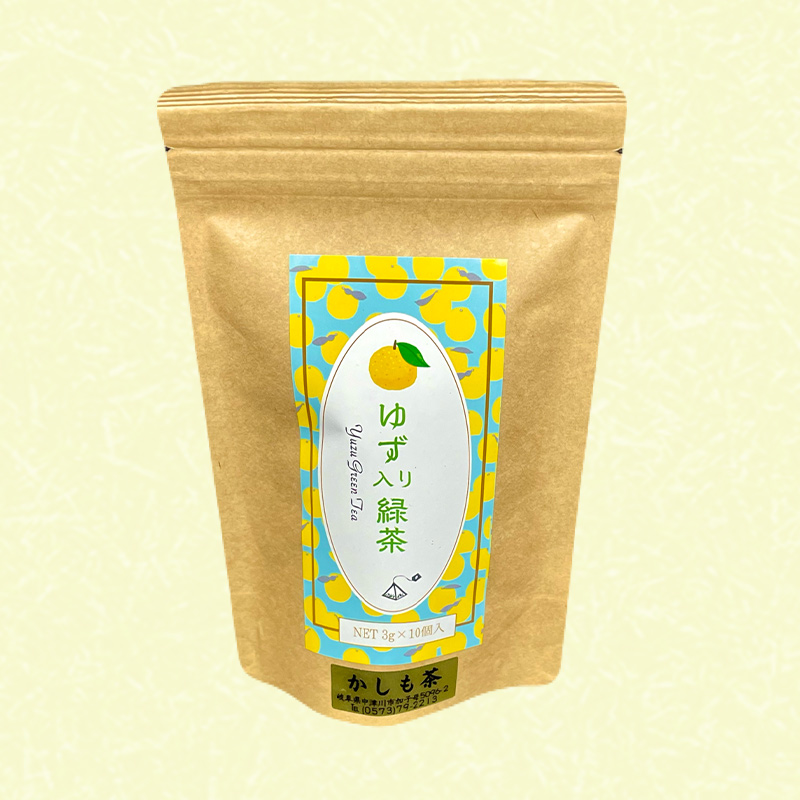 ゆず入緑茶ティーバッグ